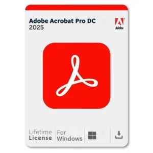 Adobe Acrobat Pro 2025 - Genuine License Key - Perpetual Activation - PDF Professional Suite